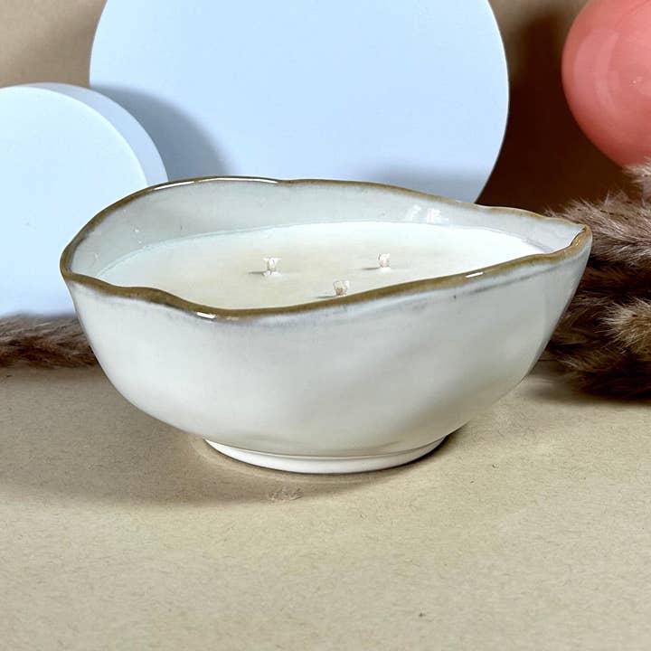 Ceramic Candle Bowl for wholesale by Conrad Rose