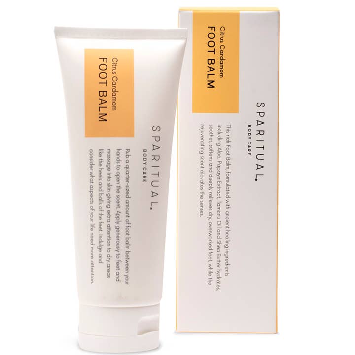 SPARITUAL - Wholesale Foot Cream - Foot Balm | Hydrating Citrus Cardamom Foot Cream