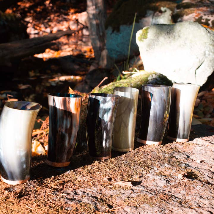 OnlyViking - Wholesale Drinking glass/cup - Drinking Horn Beer Stein 6 Inch | OnlyViking1