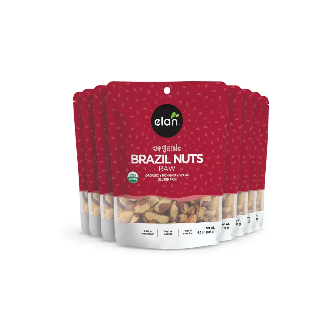 Elan - Wholesale Nuts - Elan Organic Raw Brazil Nuts, Snacks, Gluten Free (7 oz)2