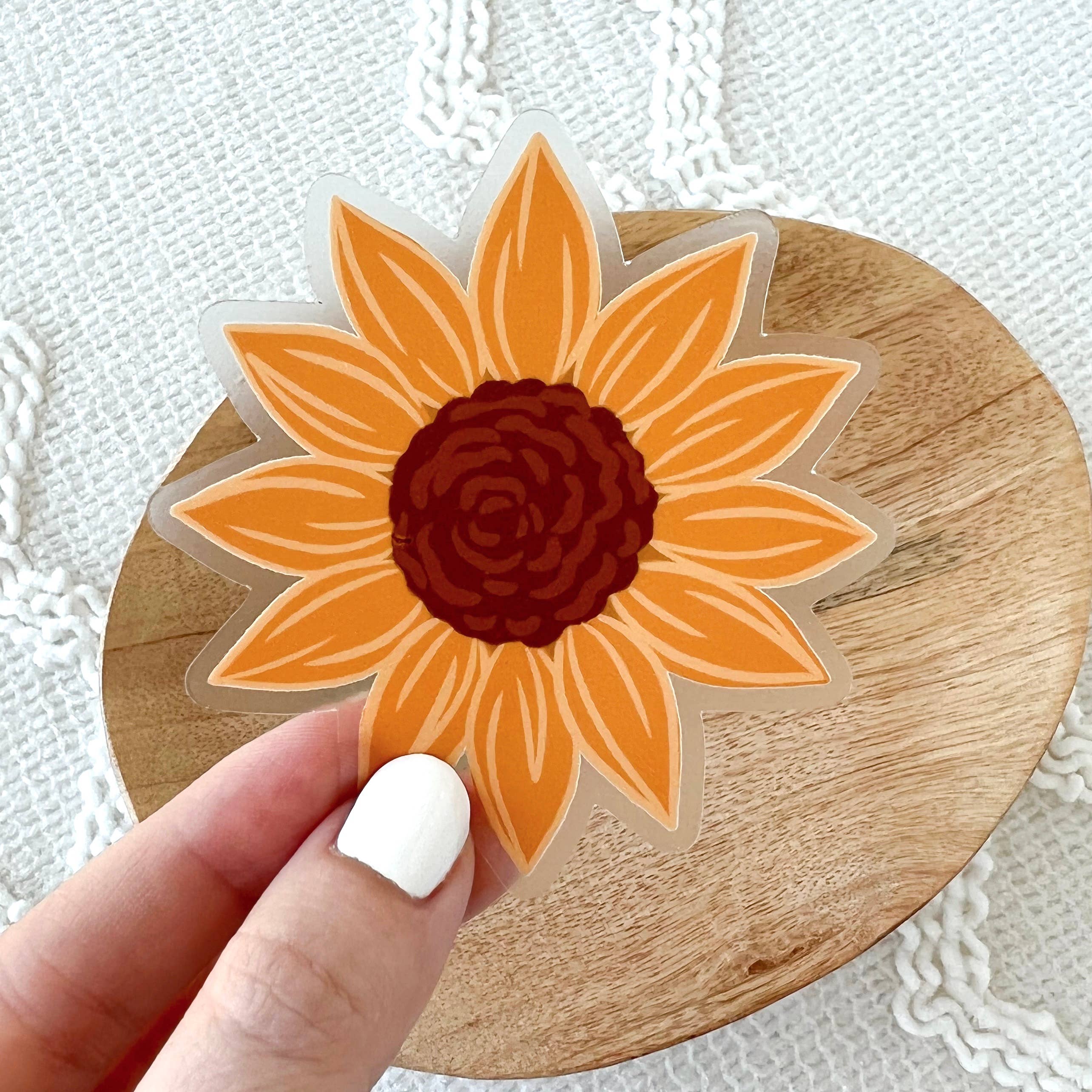 Elyse Breanne Design - Wholesale Sticker - Sunflower Field Sticker, 3x3 in.