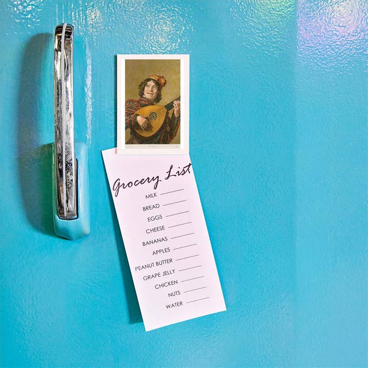 Found Image Press - Wholesale Magnet - Magnet AT-206 Franz Hals Painting of Mandolinist1