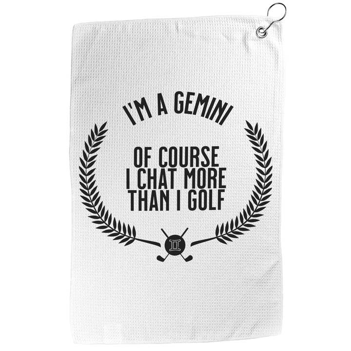Gemini Golf Towel for wholesale by Moody on the Green LLC