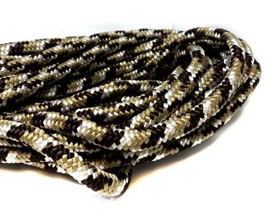 Sun Enterprises B.V. - Wholesale Craft Supplies - Paracord 8mm - Brown Gold White 20 mts