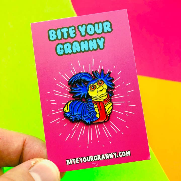 Bite Your Granny - Vendita all'ingrosso Spilla da bavero - Spilla in smalto del verme Ello del Labirinto1