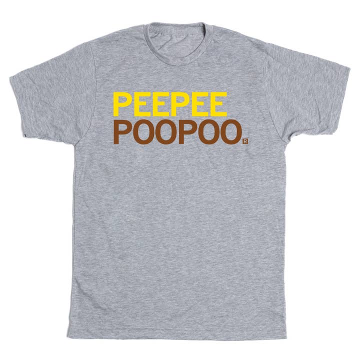 Heather Grey Pee Pee Poo Poo for wholesale on Faire1