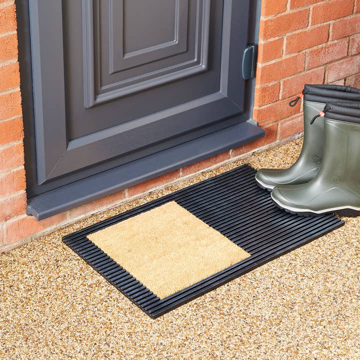 LERA PROPP Denton rektangel dörrmatta | Heavy Duty målade R för wholesale av Esselle Limited