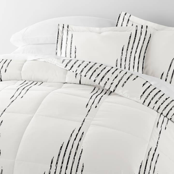 Couette alternative en duvet à rayures diamantées pour la vente par ienjoy Home