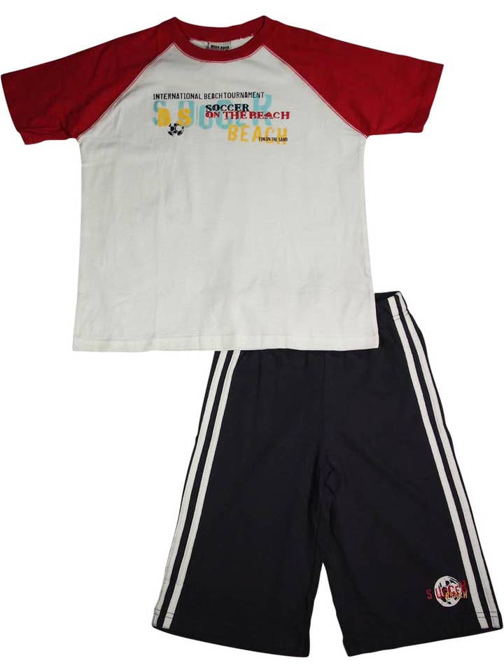Eastern Off Price - Wholesale Top & Short Set - Kids - Mish Mish Baby Boy Infant Cotton Knit Short Sleeve Short Set16