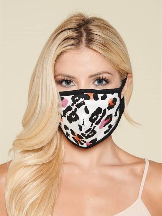 ETK-1202 Animal Print Fashion Mask for wholesale by Emerald Collection