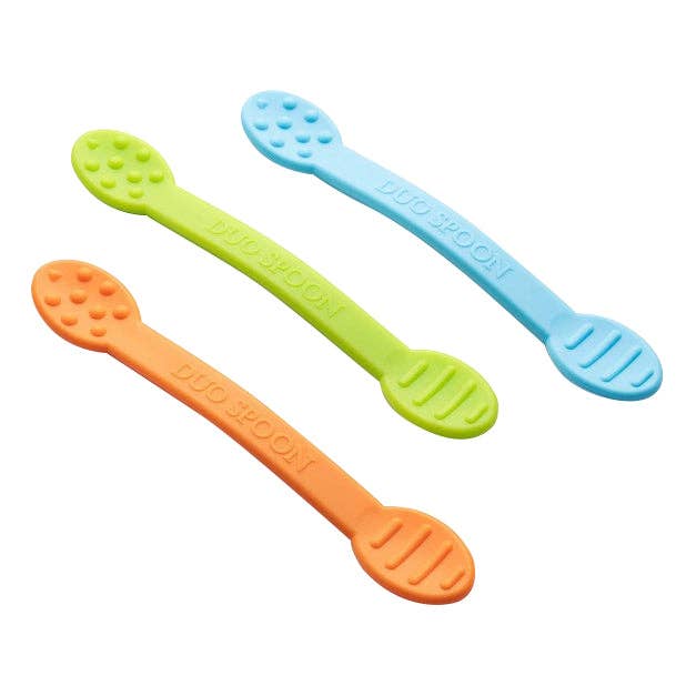 Duo Spoon 3-Pack - Blue, Orange, Green for wholesale by Special Supplies