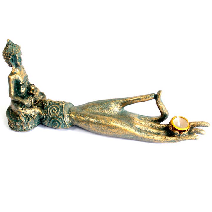 Antique Buddha - Hand Incense Burner for wholesale by Ancient Wisdom