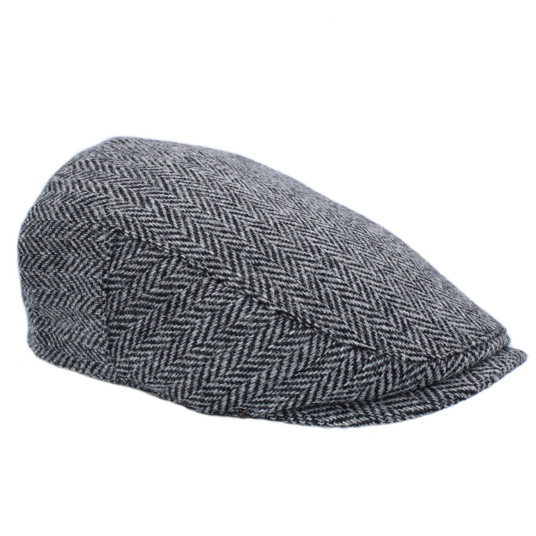 Heather Hats & Accessories - Wholesale Flatcap - Men's - Highland Harris Tweed Flat Cap ZH0140