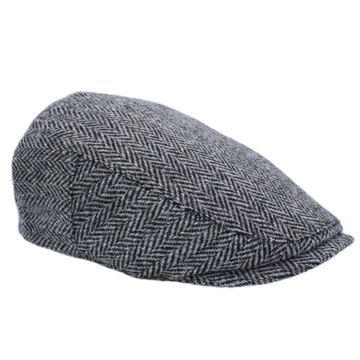 Heather Hats & Accessories - Wholesale Flat cap – Men's - Highland Harris Tweed Flat Cap ZH014
