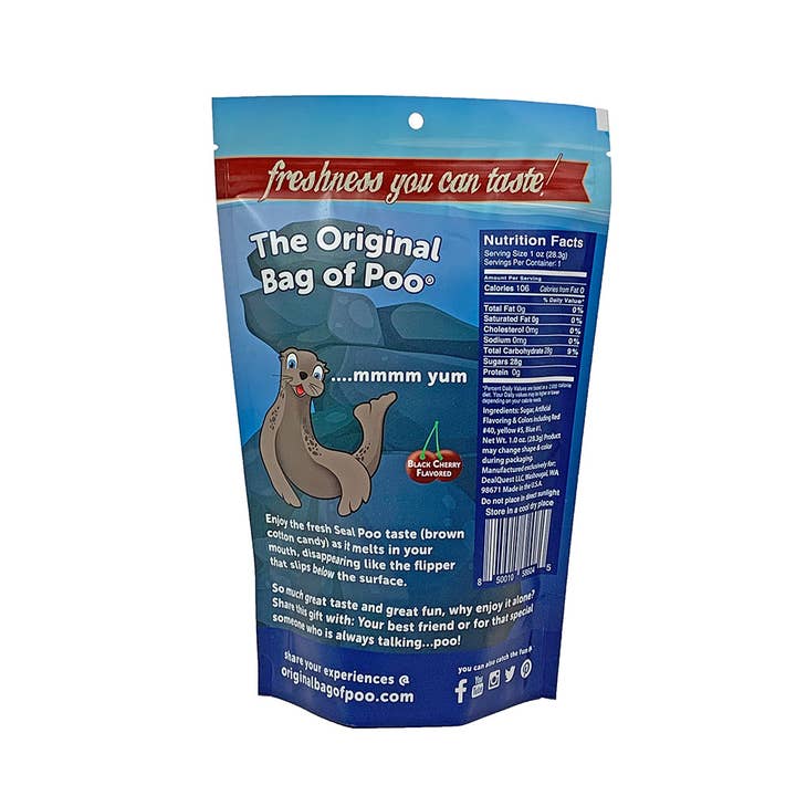 "The Original Bag of Poo"® - Wholesale Cotton Candy - The Original Bag of Poo (Sea Lion Poo)