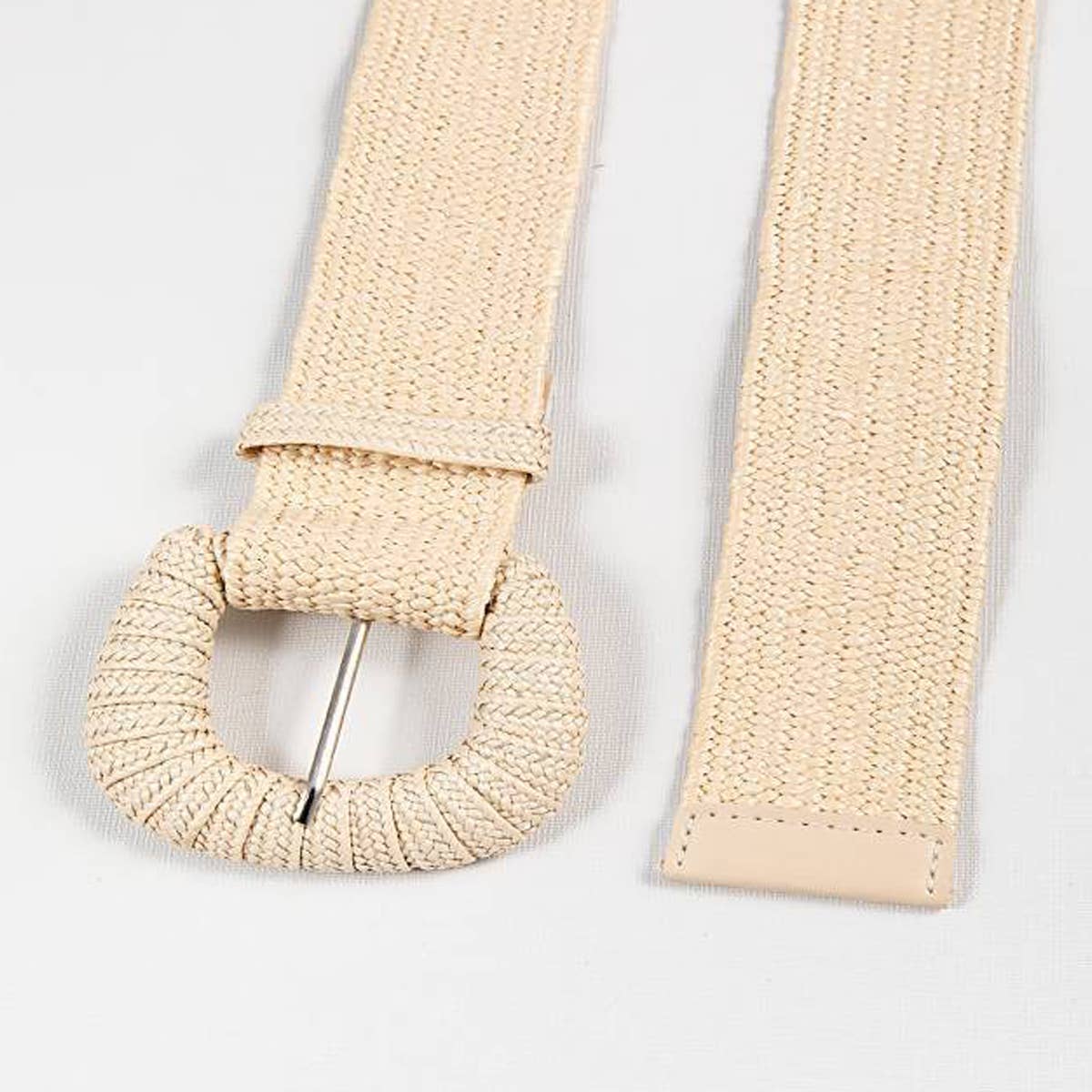 ACCITY - Wholesale Belt - Women's - RETRO ELASTIC BELT WITH BRAIDED BUCKLE_CWABE04405