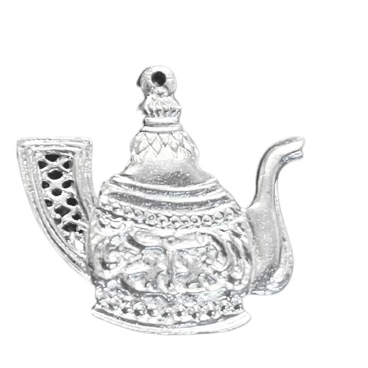 House of Morgan Pewter - Wholesale Ornament - Teapot - Christmas Ornament - Pendant - Edenton