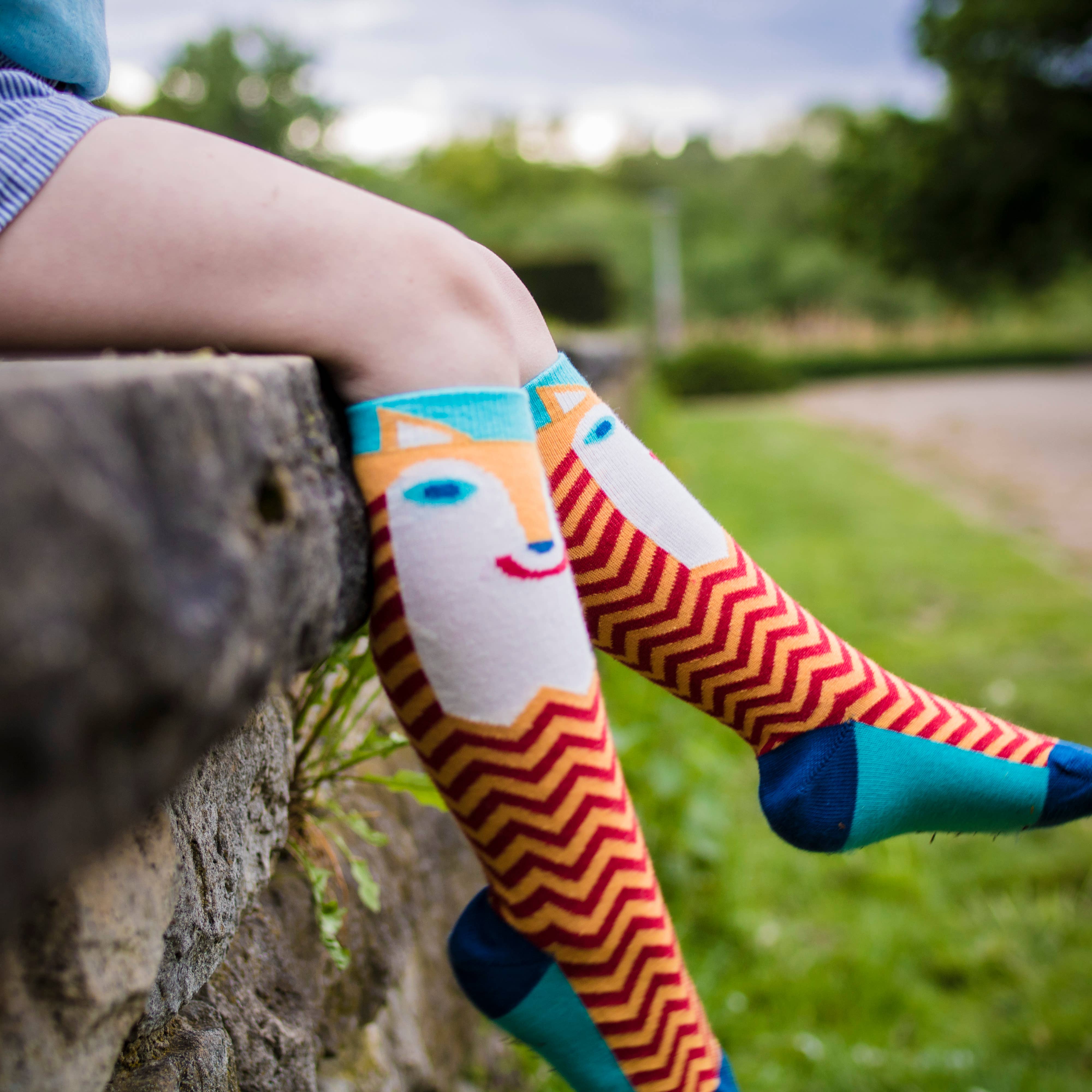 Merle Kids - Wholesale Socks - Kids & Baby - Organic Socks for Babies and Kids- double-packs - Fox design6