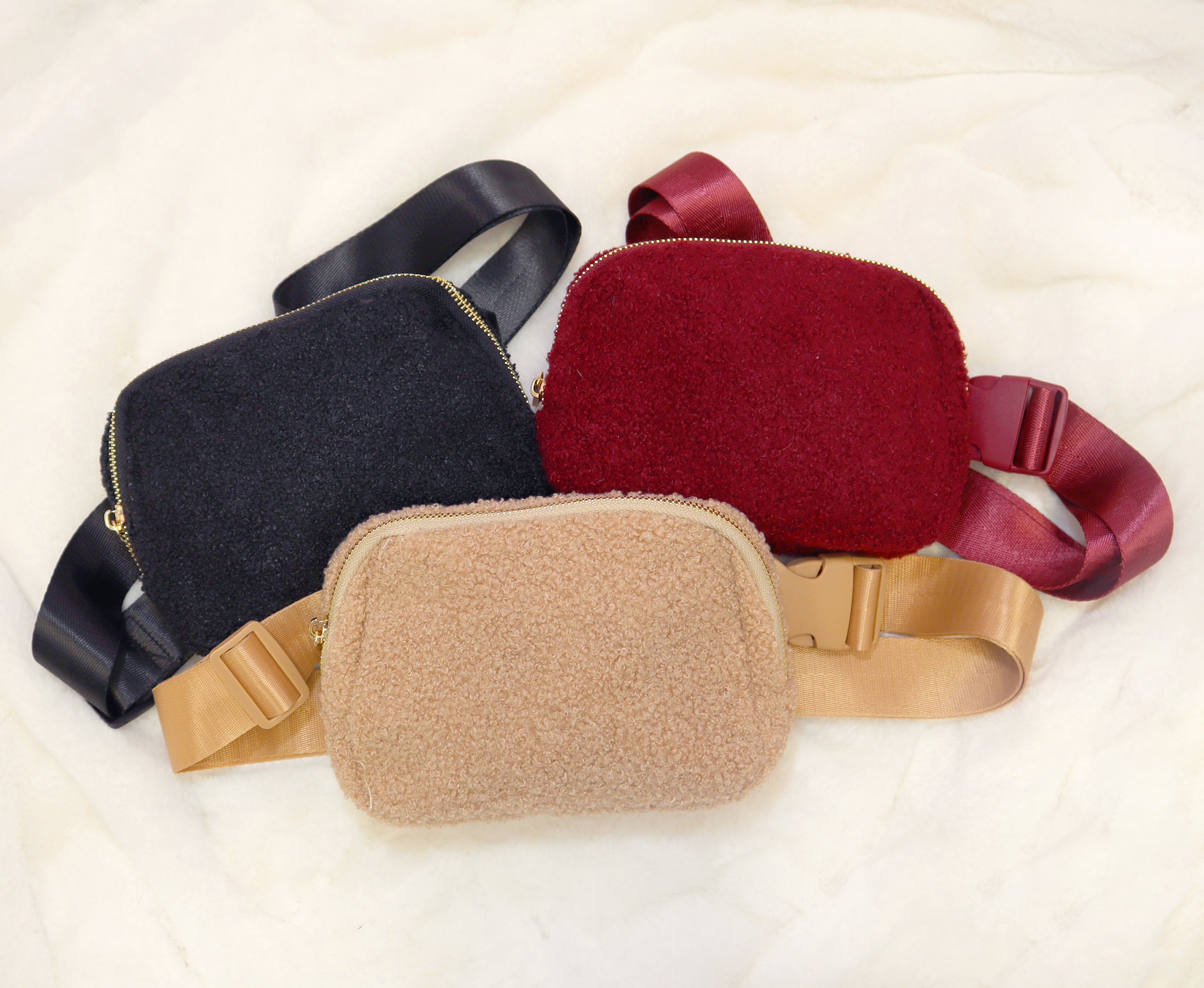 Bash - Wholesale Heuptasje - Dames - Sherpa Heuptasje, Sherpa Buiktasje, Tassen en Accessoires3