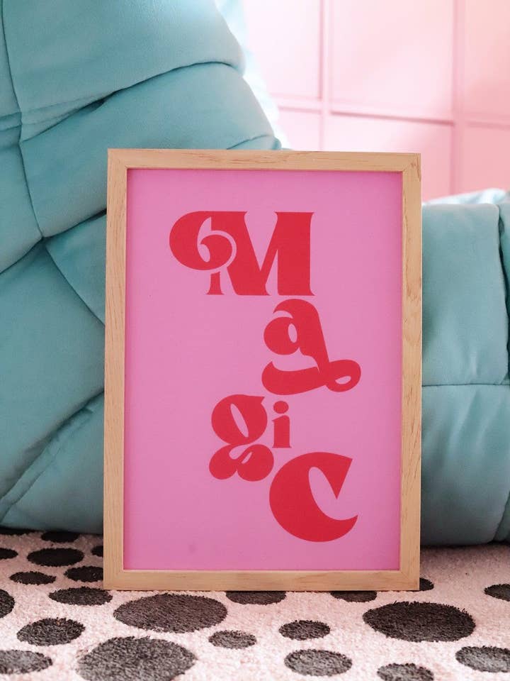 MAGIC A4 Plakat für den Großhandel von Poulette Magique