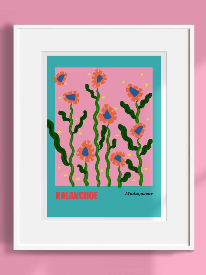 Kalanchoë Kunstdruk (Zonder lijst) voor wholesale door Westmount Art UK