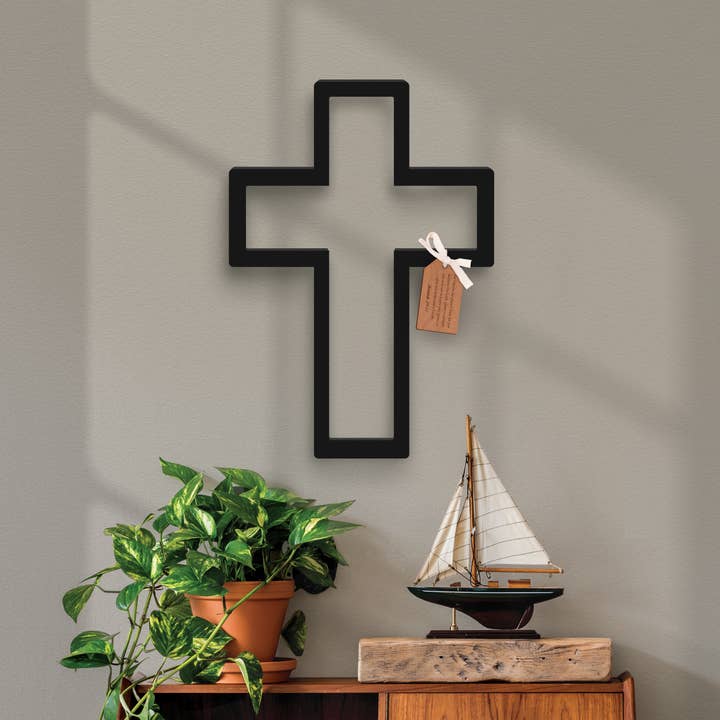 P. Graham Dunn - Wholesale Wall Cross - Large Open Cross - Laser Engravable Wall Decor