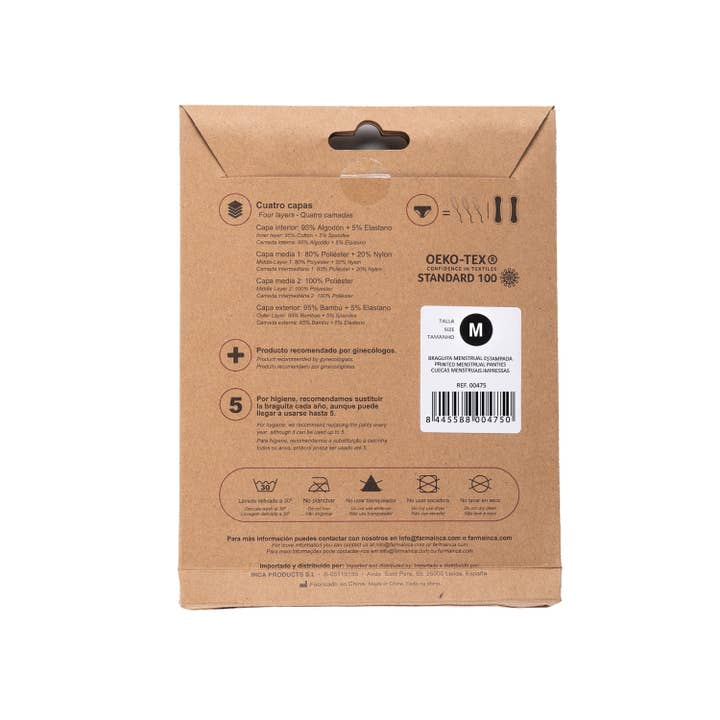 IKILIFE S.L - Wholesale Period Underwear - Women's - TEEN SUPER ABSORBENT PRINTED MENSTRUAL PANTIES18