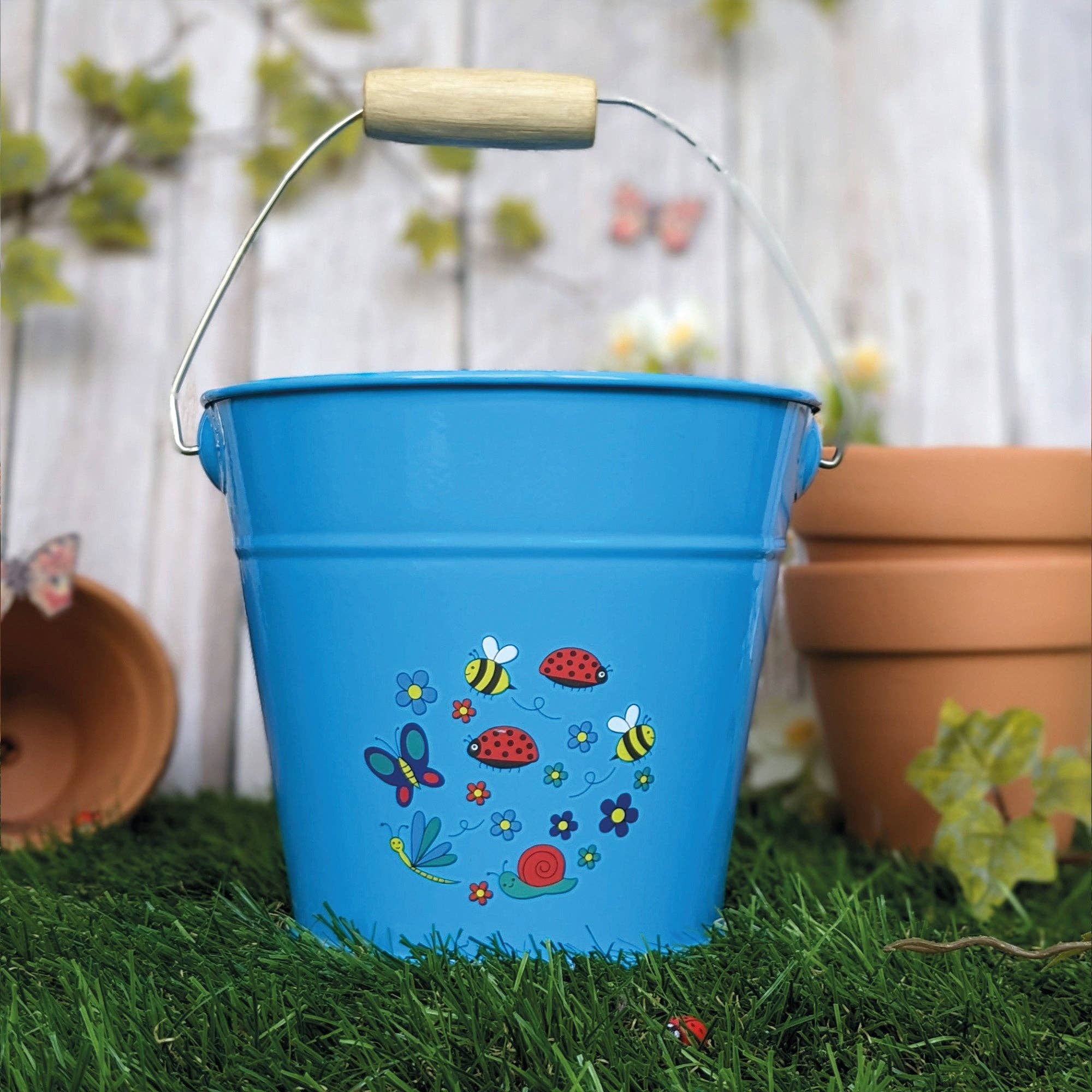 Robert Frederick Ltd – wholesale Bucket/pail – Kids – The Little Gardener Children's Metal Bucket2