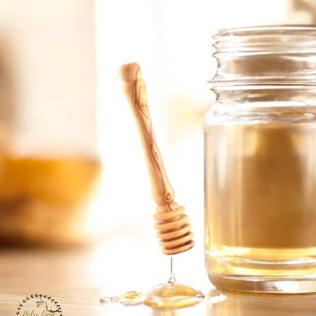 Olive Wood, Honey Dipper for wholesale by Holy Land Cradle