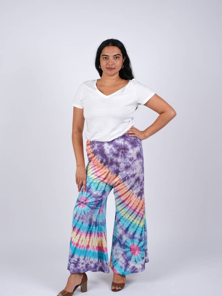 Boho batikbukser for engroshandel hos Sacred Threads