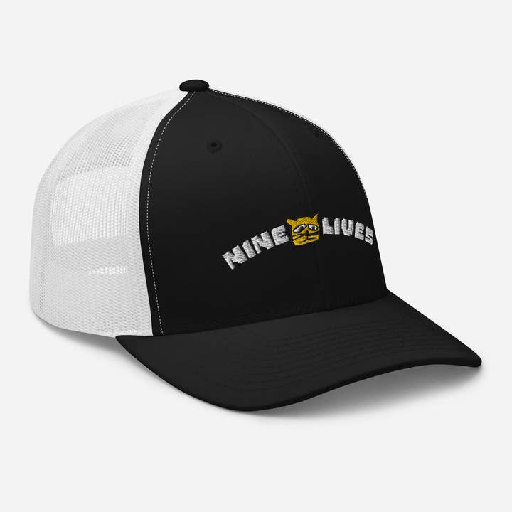 Nine Lives Trucker Cap for wholesale by dailydumbcat