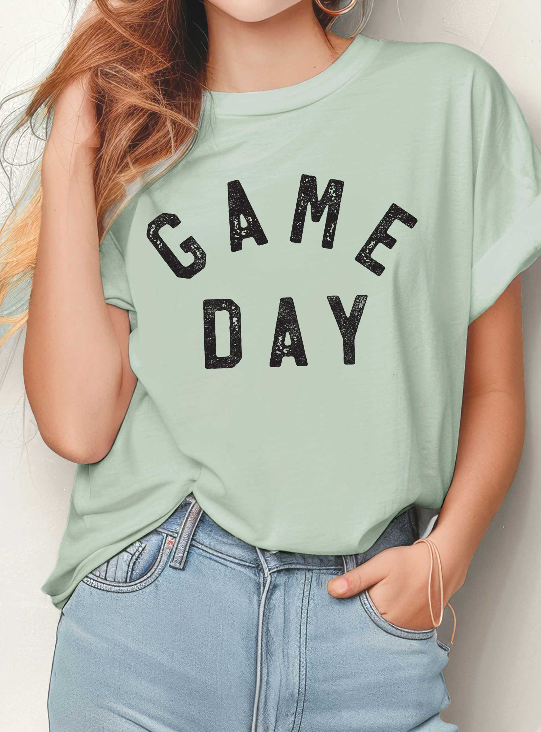 Rustee Clothing - Wholesale Screen Printed T-Shirt - Women's - GAME DAY  GRAPHIC TSHIRTS2