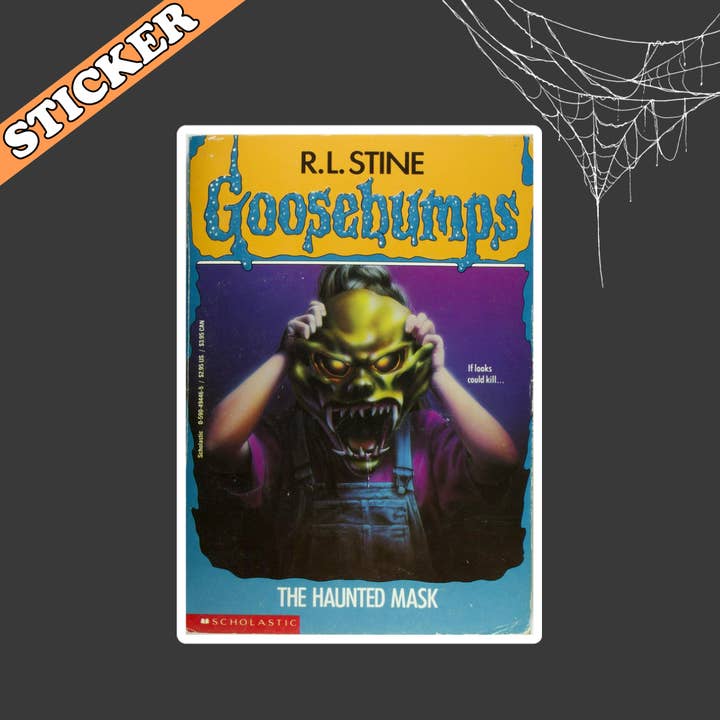 Pretty Toxic Stickers - Wholesale Sticker - Goosebumps Sticker, Spooky Book Lovers, 90s Nostalgia Books2
