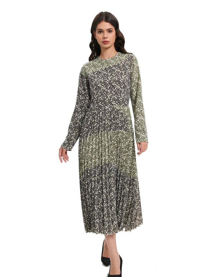 Enchanted Grove Charm midi-jurk voor wholesale door Miss Finch NYC