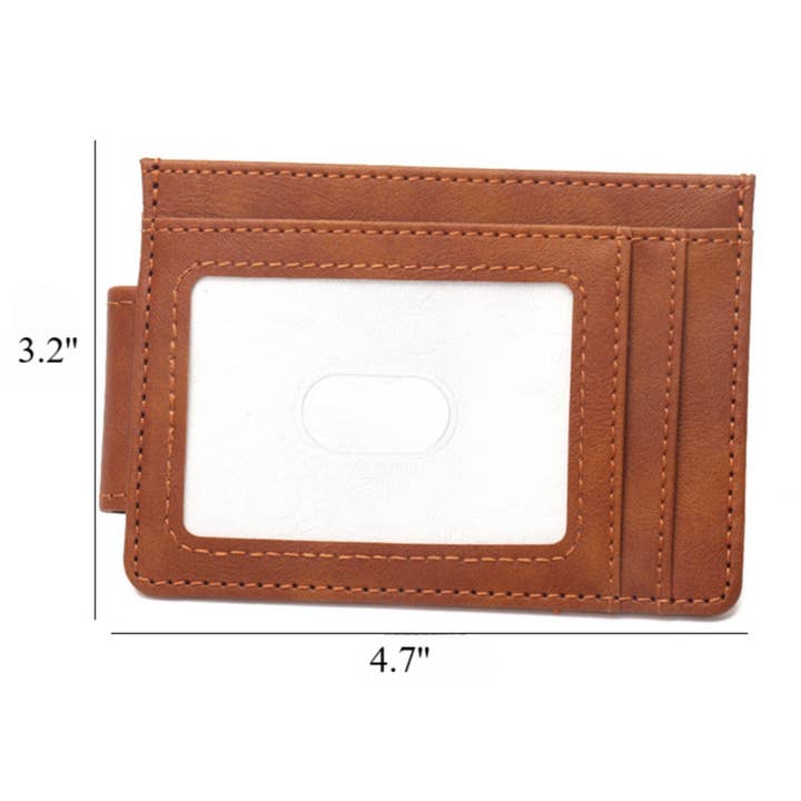 wandf – Engroshandel Tegnebog – til mænd – Pengeklip Læder Magnetisk Forlomme Pung Slank5