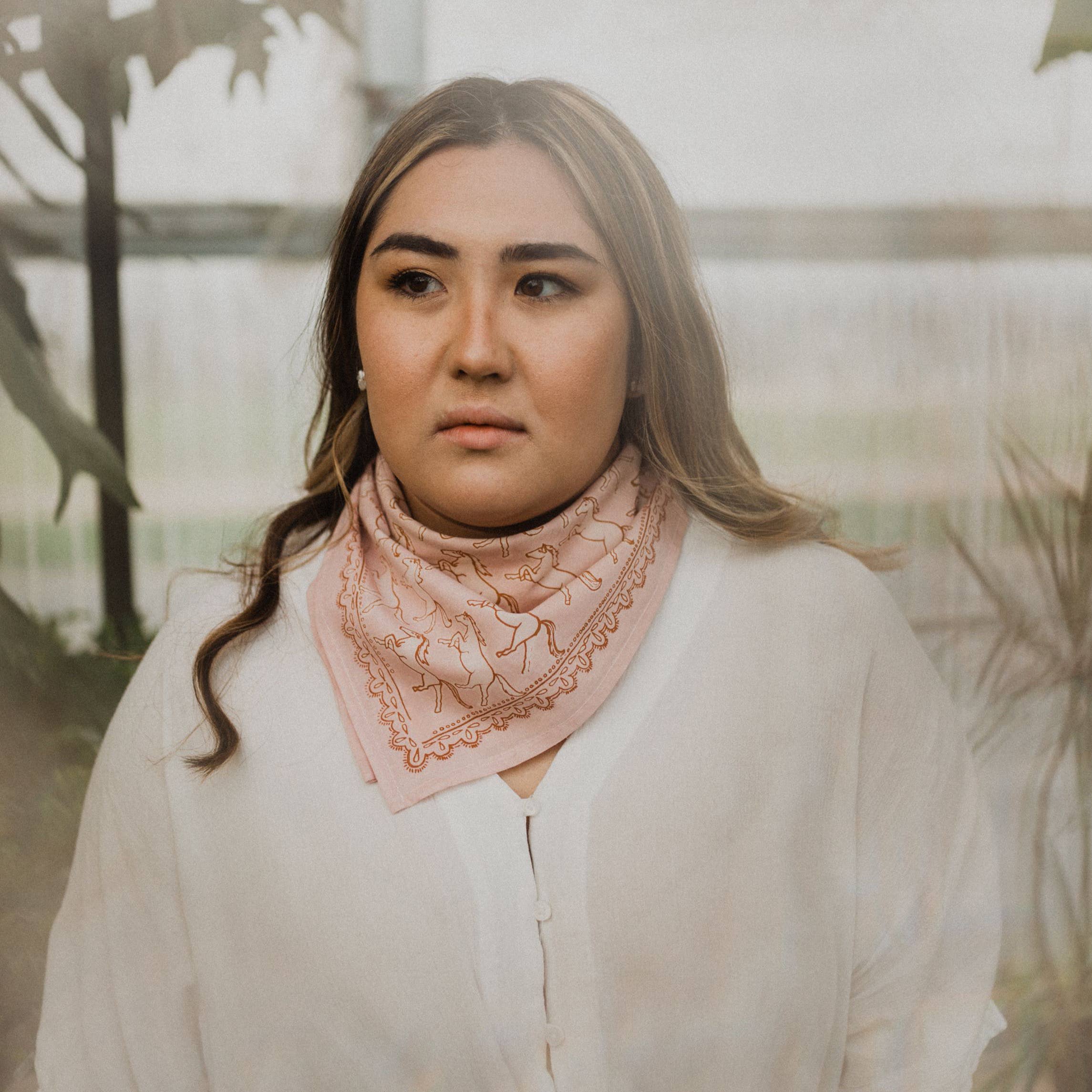 Handker Bandanas - Wholesale Bandana - Women's - No. 062 Horses Bandana1