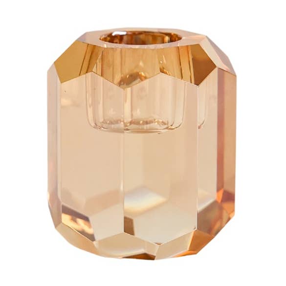 Candlestick Candle Holder Crystal Champagne for wholesale by Aifcandles