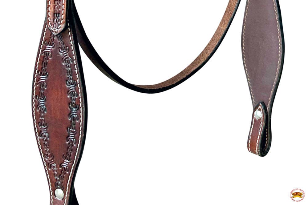 HILASON - Wholesale Horseback Riding Gear - HILASON Western Horse Headstall Breast Collar Set Tack Genuine American Leather | For Horses Headstalls136