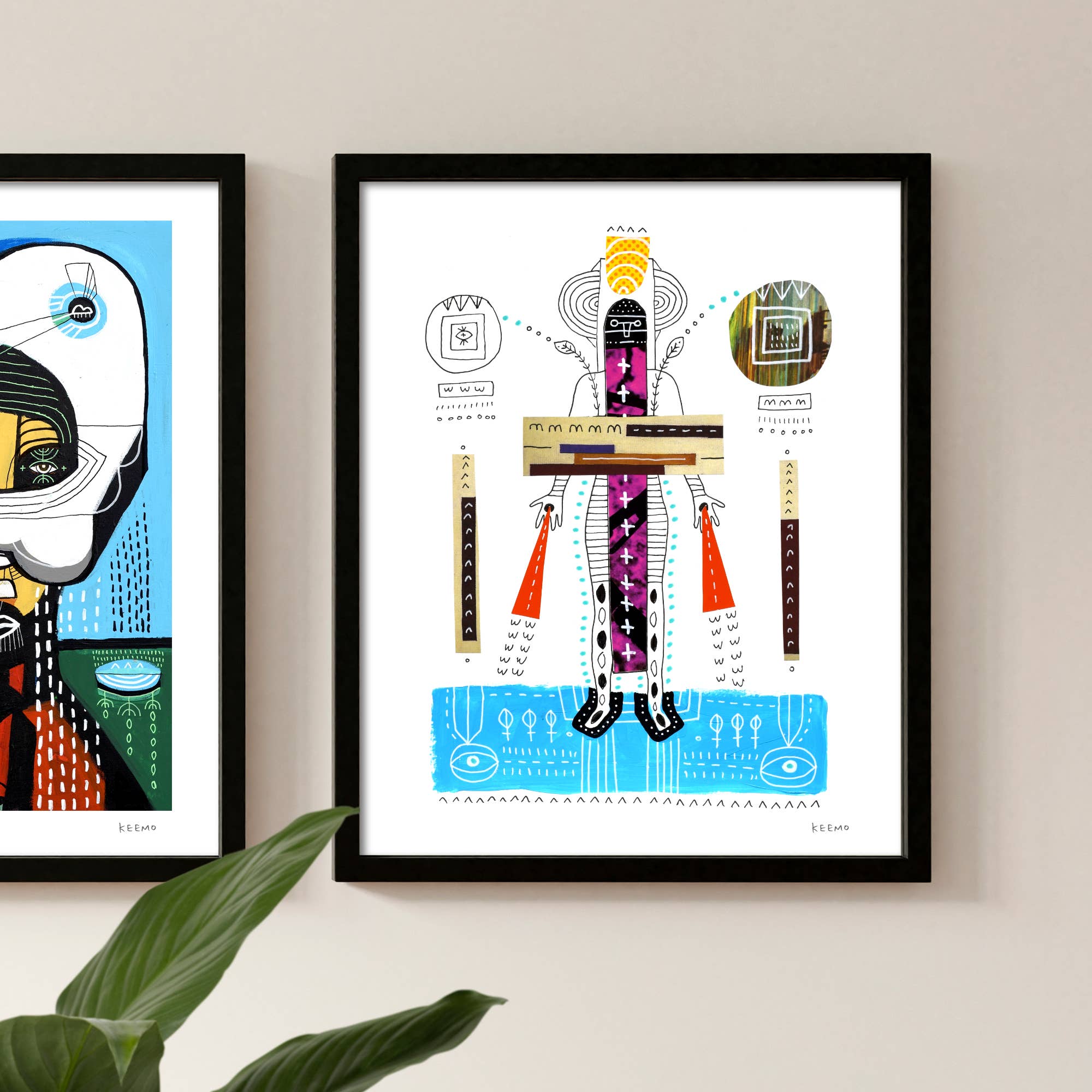 Keemo Gallery - Wholesale Art Print - Modern Abstract Art Print Wall Colorful Decor Gift Unique1