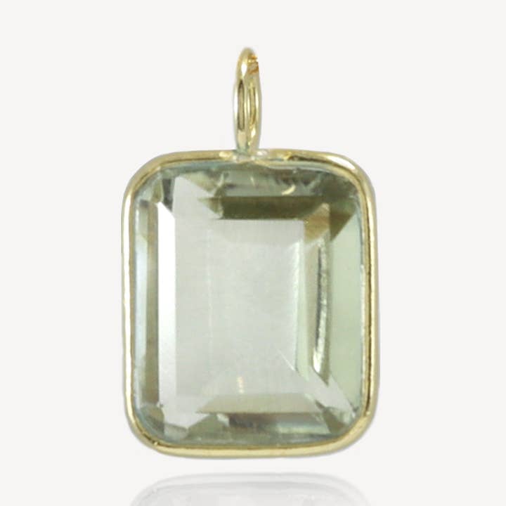 Gemma Green Amethyst Pendant for wholesale by HYE JANE