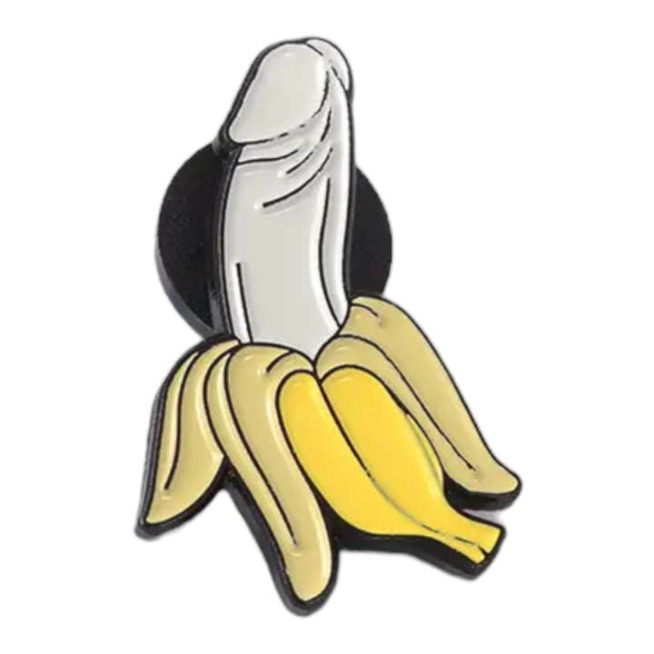 Kinky Pleasure - Wholesale Lapel pin/button - Kinky Pleasure - KPB067 - Badge / Pin - Penis Banana6