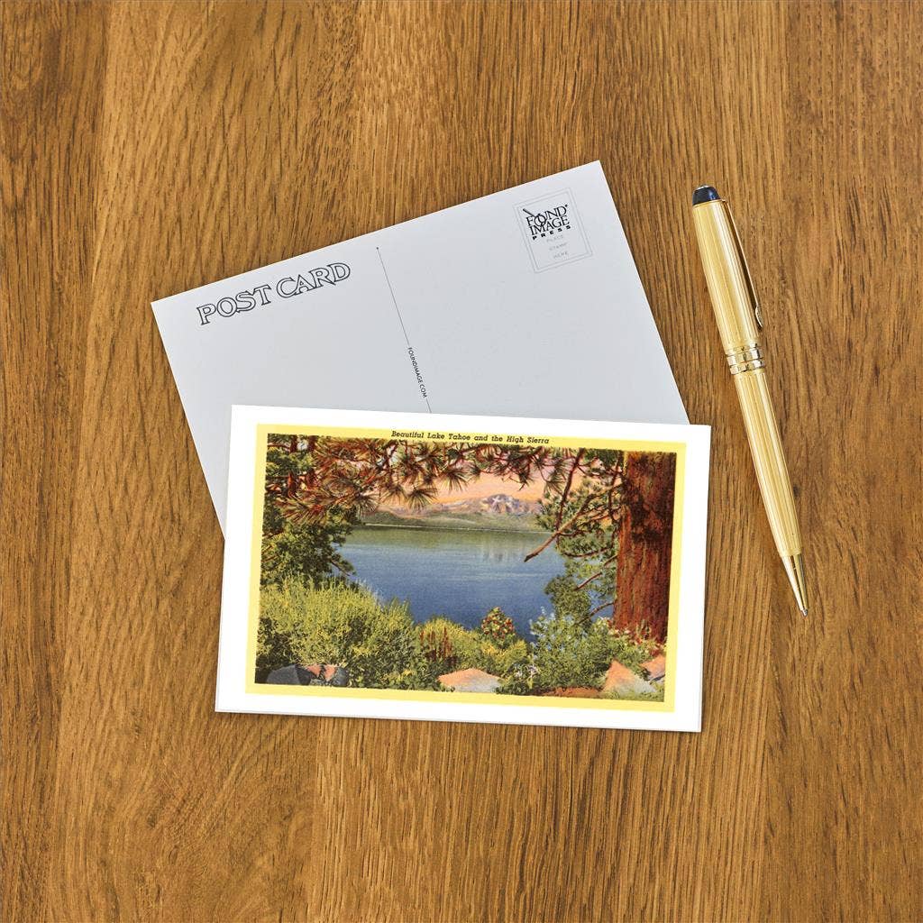 Found Image Press - Wholesale Postcard - Postcard CA-213 Lake Tahoe and High Sierra1