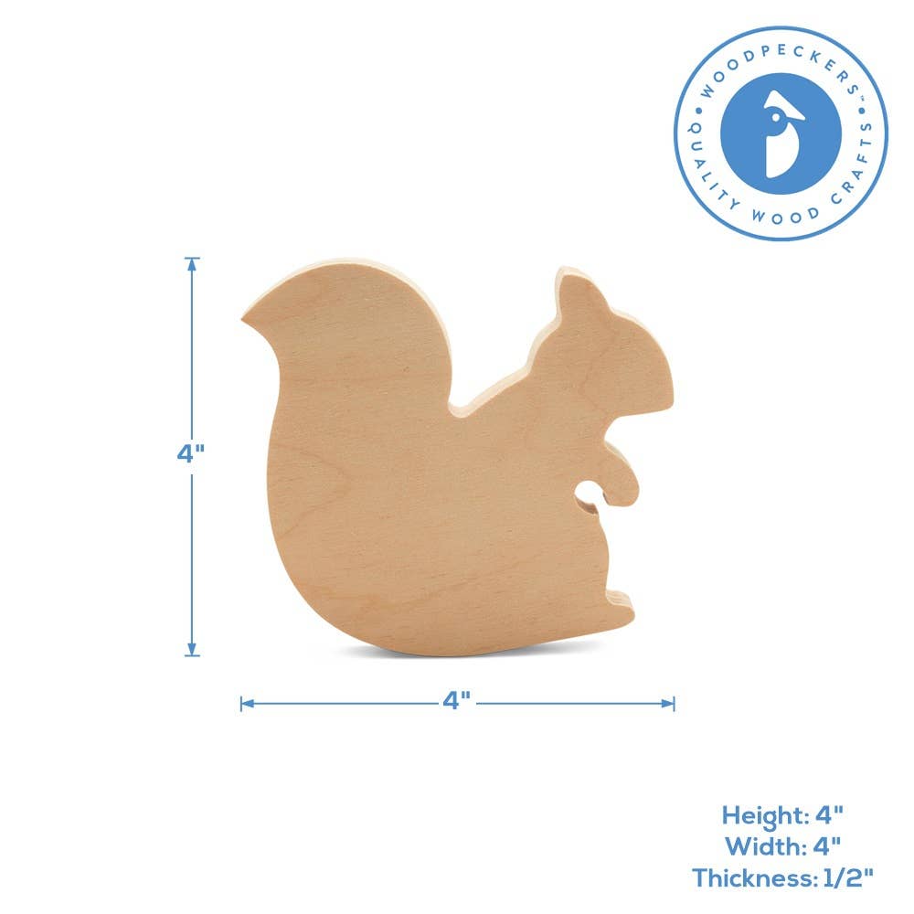 Woodpeckers Crafts - Wholesale Cutouts - Chunky Squirrel2