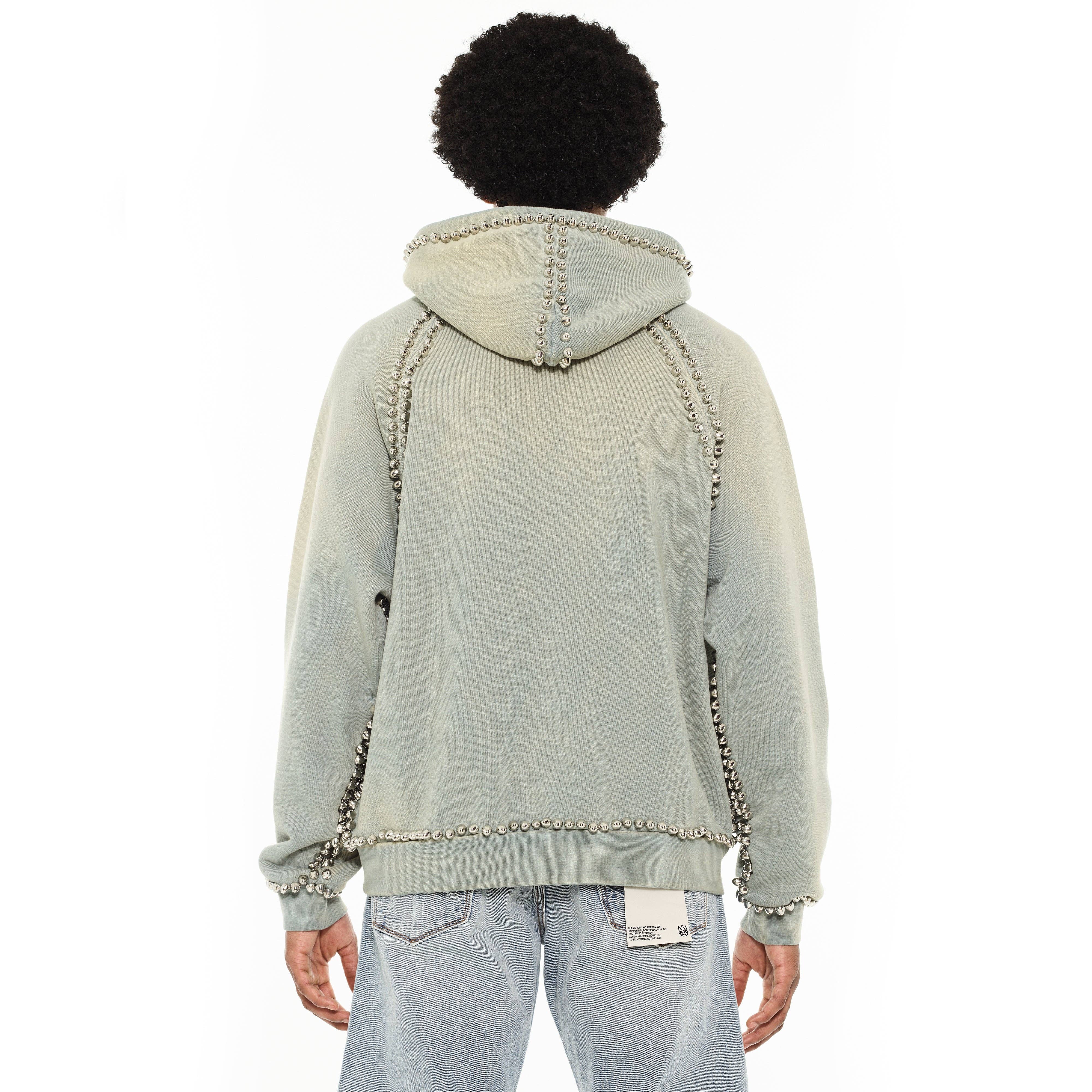 BLUE Cult's Pullover Novelty Hoody in Smog for wholesale on Faire2