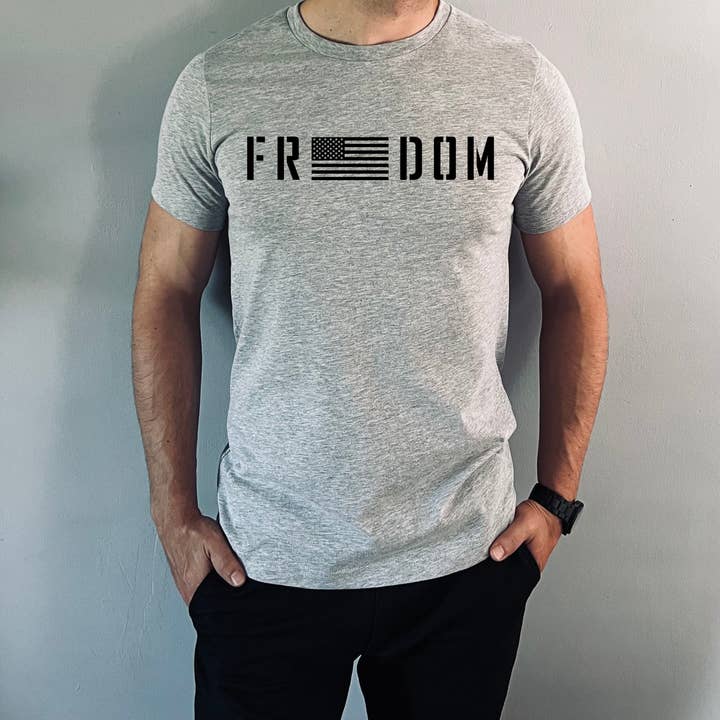 Freedom Tee for wholesale by Patriotic Threads
