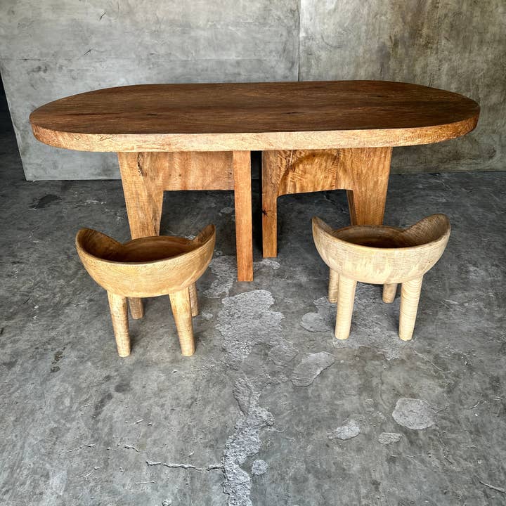 Office Objets - Wholesale Coffee Table - Massive mango wood table 2m10x1m30