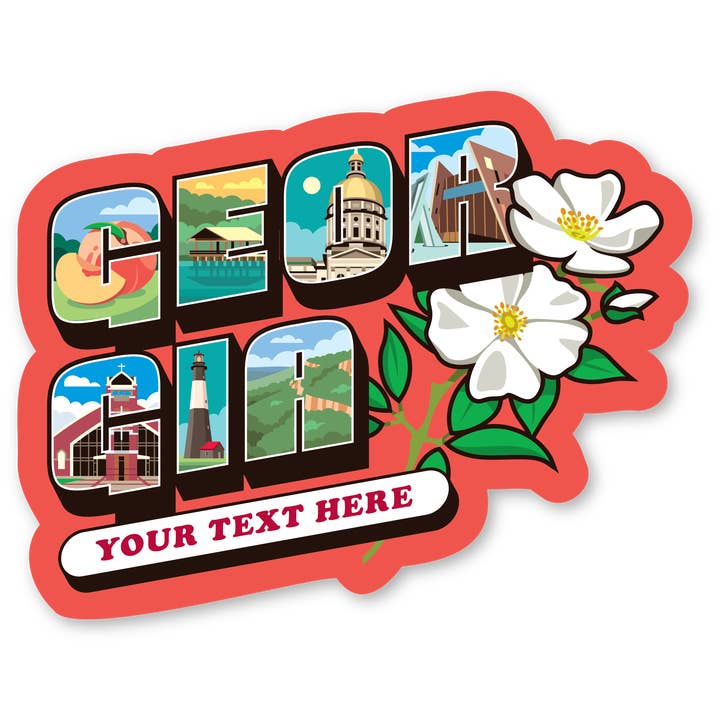 Coaster - Georgia Block Letters for wholesale by Morris Magnets