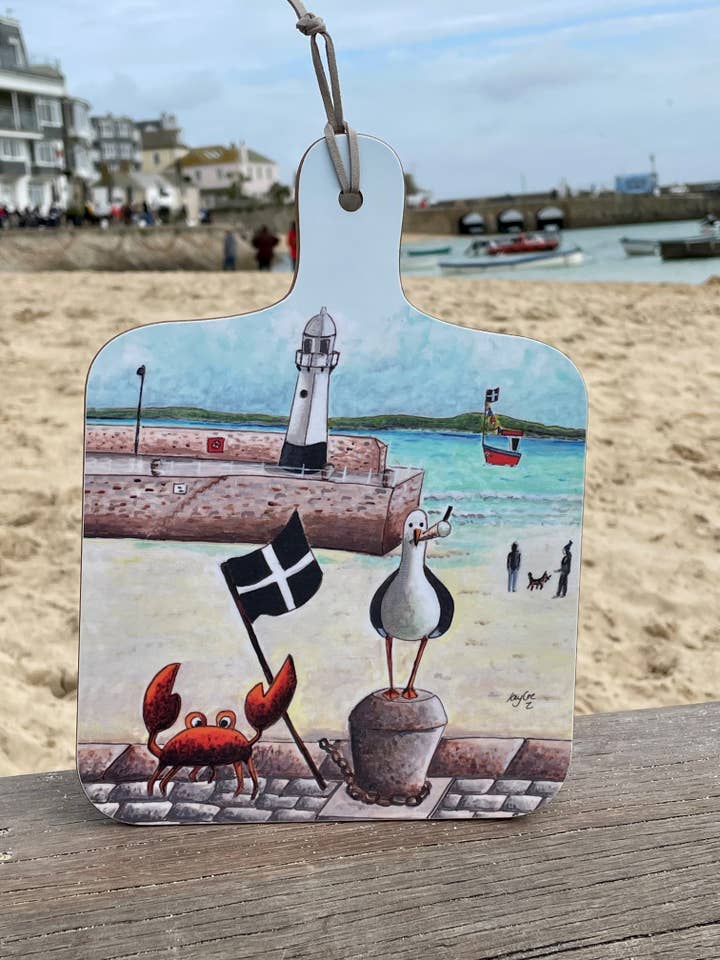 Smeatons Pier Chopping Board for wholesale by Gullz R Loud