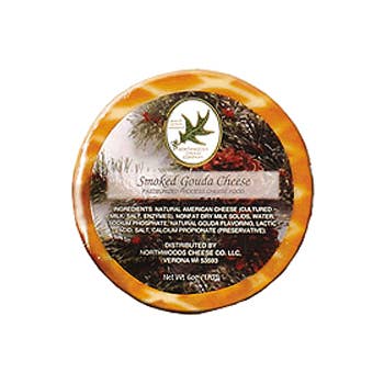 Northwoods Food and Gift Enterprises - Wholesale Cheese - 1049 6oz Smoked Gouda Round- 10/6/2026