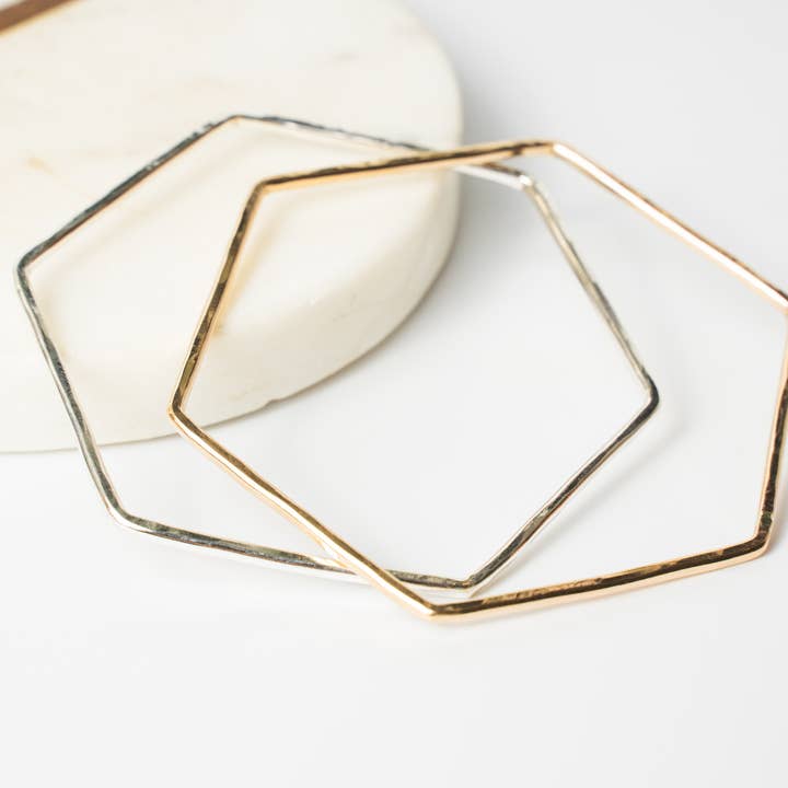 Honeycomb Bangle for wholesale by Little Sea Gypsy